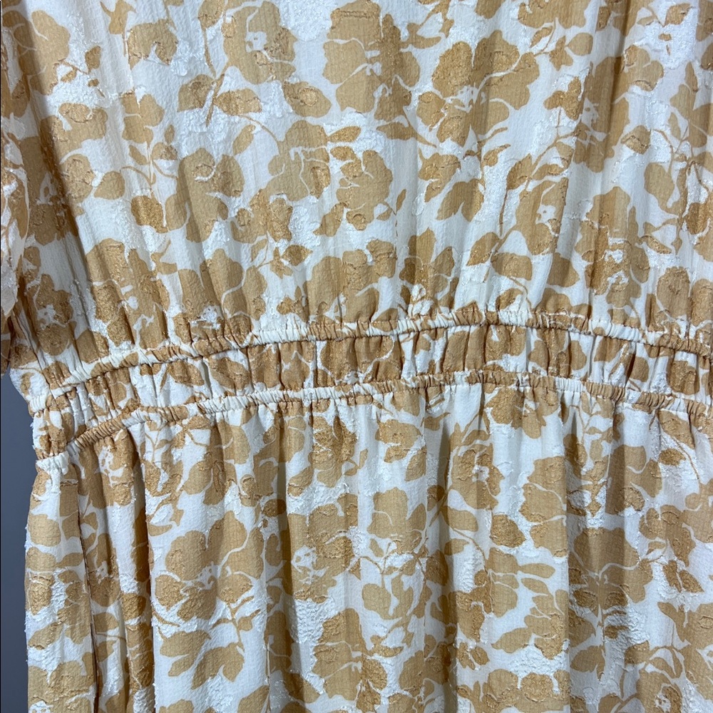 Draper James Yellow Floral Midi Dress - Picture 6 of 8